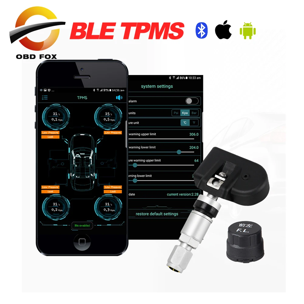 2020 популярный автомобильный датчик давления в шинах Bluetooth 4 0 BLE TPMS
