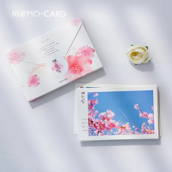 

30 Pcs/LOT A letter from the cherry tree Postcard /Greeting Card/Wish Card/Christmas and New Year gifts