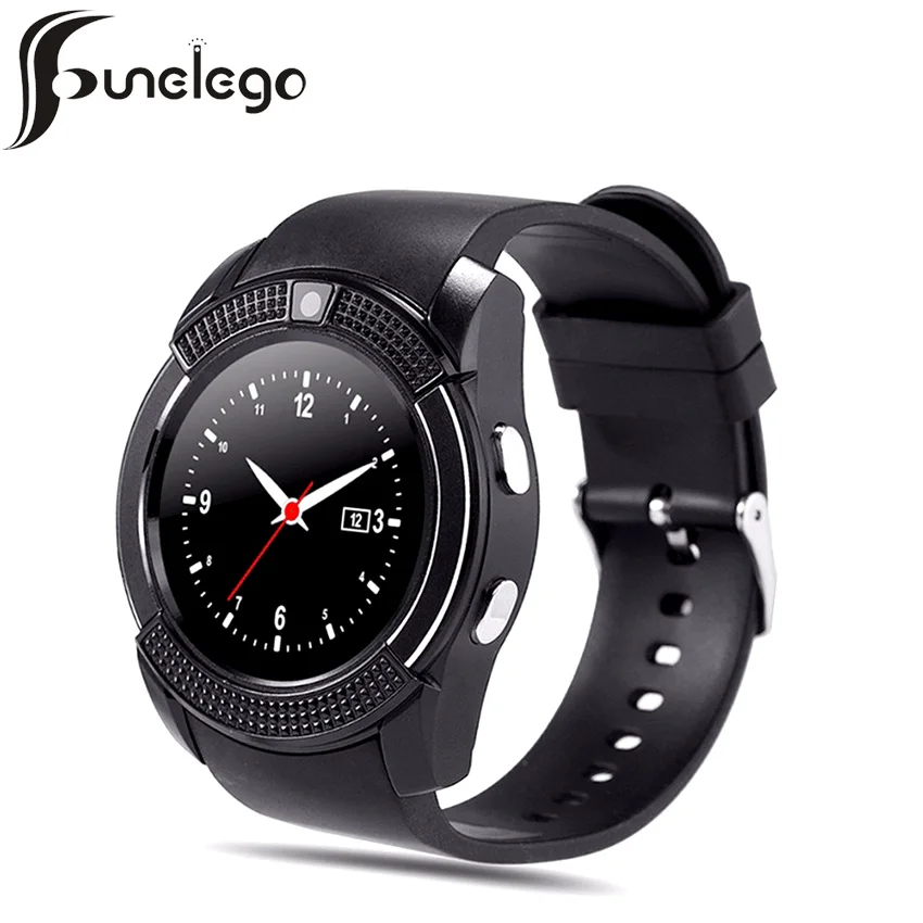 

Funelego V8 Smart Watch Men Bluetooth Sport Smartwatch With TF SIM Card Slot Camera Phone Watch For Apple Android PK DZ09 A1 Y1