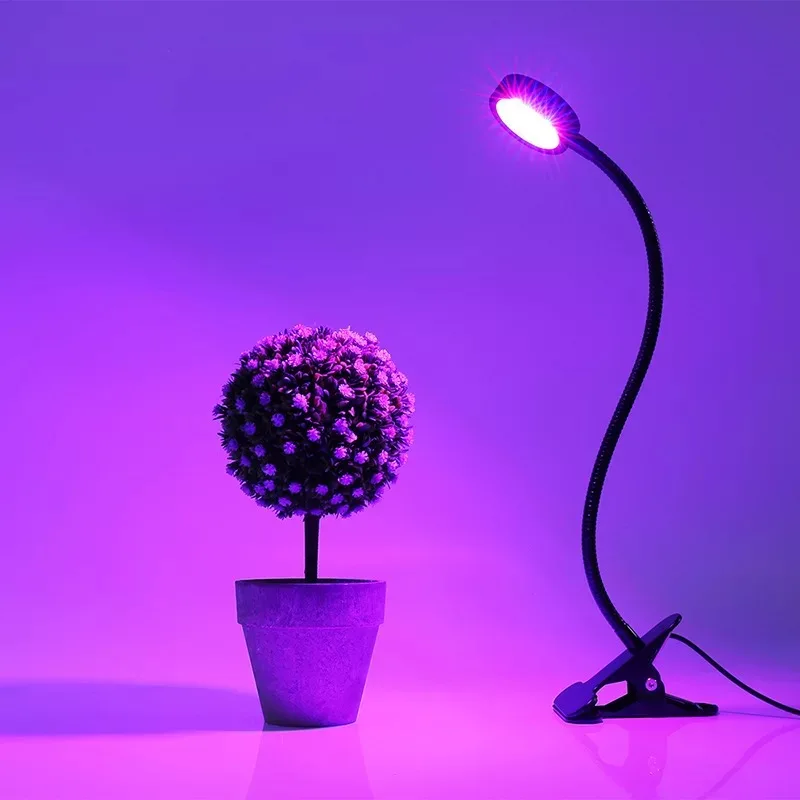 Растет свет 5 V USB Fitolampy LED полный спектр Фито лампа с контроллером для овощей