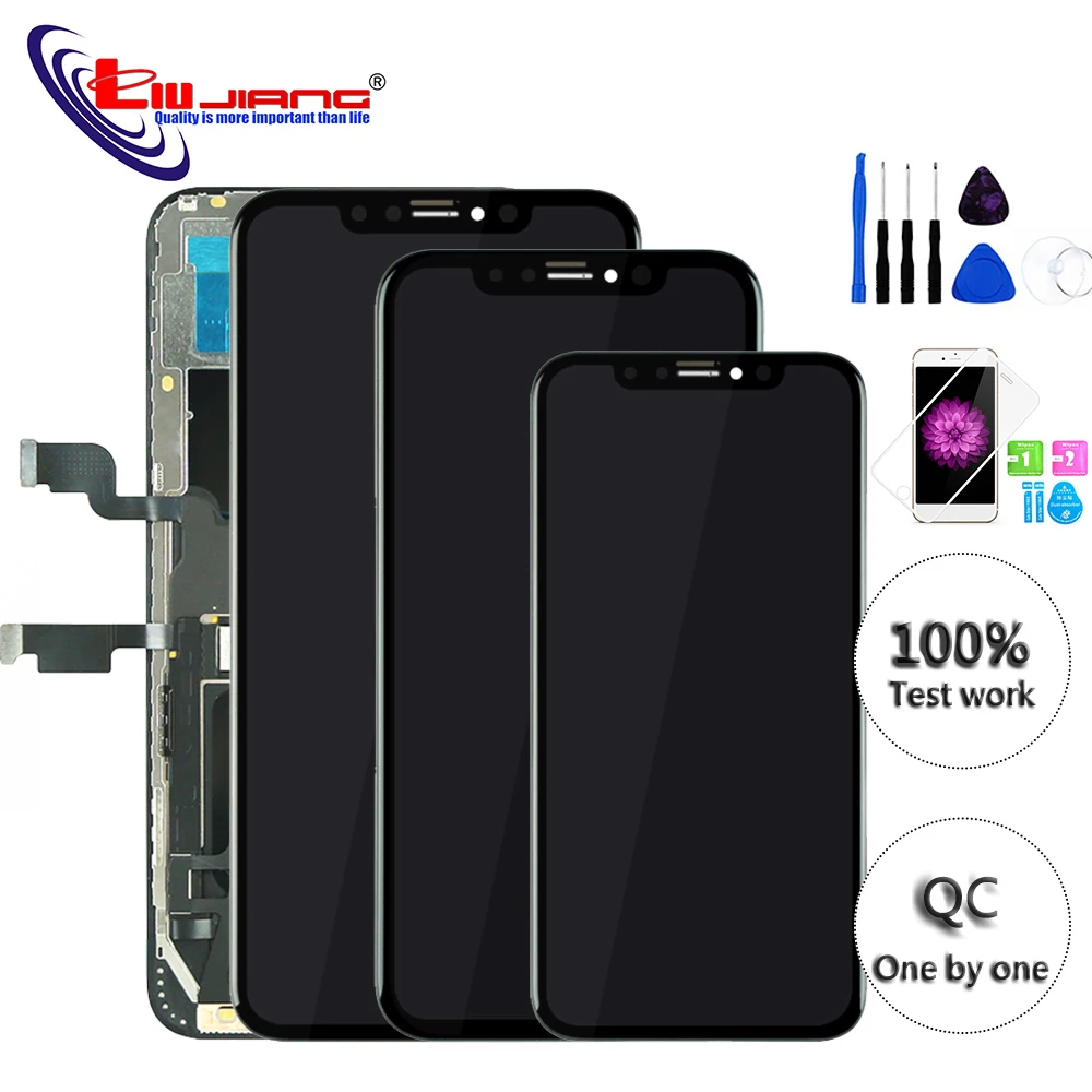 

Best AAA Screen For iPhone X XS Max XR LCD Display Touch Screen With Digitizer Replacement Assembly Parts for iphone xs