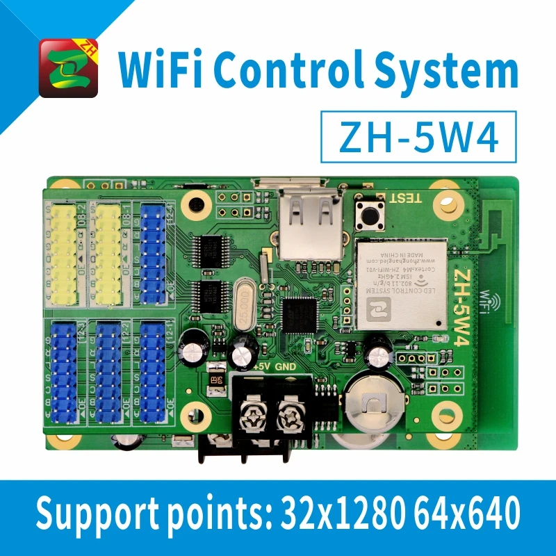 Zhonghang Wi Fi беспроводной контроллер светодиодного дисплея P10 HUB12 HUB08 один цвет