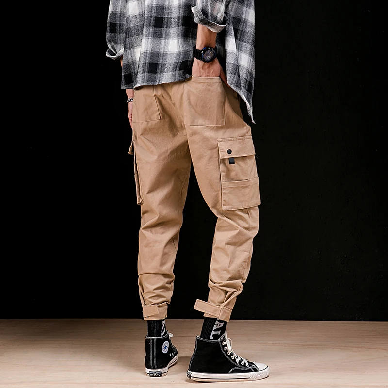 

FUGOISM 2019 New Fashion High-Quality Hip-Hop Men Pants Tactical-Trousers Work Loose Military Army Summer Casual Multi-Pocket