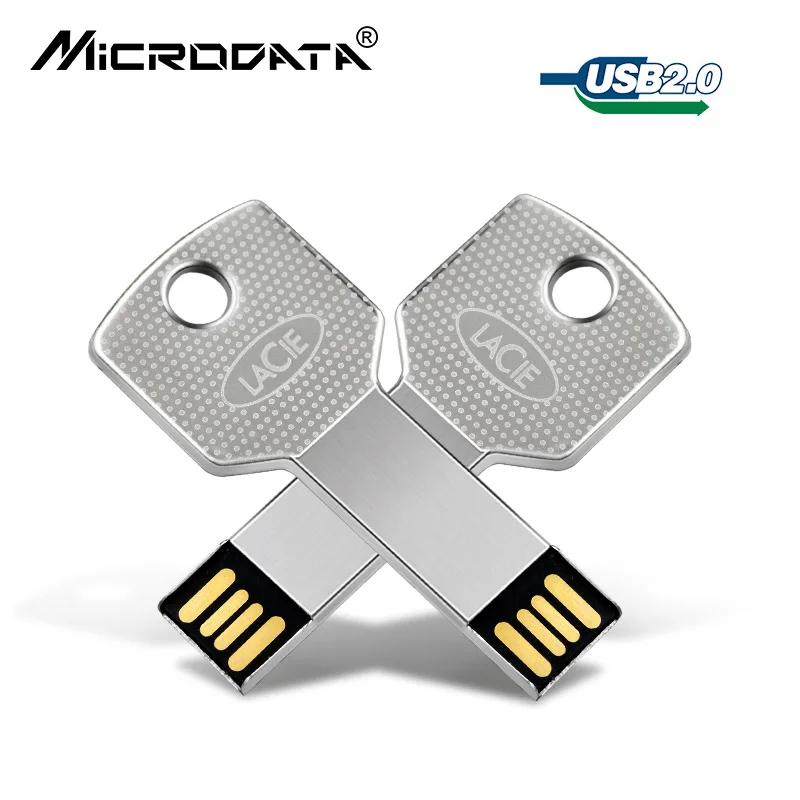 USB флеш-ключ привода, 64 ГБ, 32 ГБ, 128 г, флеш-накопитель, 16 ГБ, Usb2.0, металлический флешка, 8 ГБ, 4 Гб, водонепроницаемый usb-накопитель