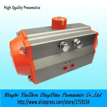 

Double acting aluminum material quarter turn pneumatic actuator for ball valve butterfly valve AT-125D