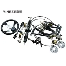 Картинг UTV багги четыре колеса ATV 110/10 мм фланец рулевая рейка коробка кулаки передний маятник с рулевым колесом