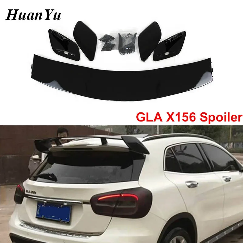 

X156 Black Color Roof Spoiler for Mercedes-Benz GLA Class Gloss Boot Tail Wings Rear Spoiler GLA200 GLA250 2014+