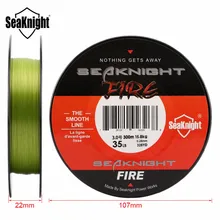 SeaKnight Fishing Fire Line 300M Fire Filament Smooth Super PE Floating Strong Line Outdoor Fishing Tackle