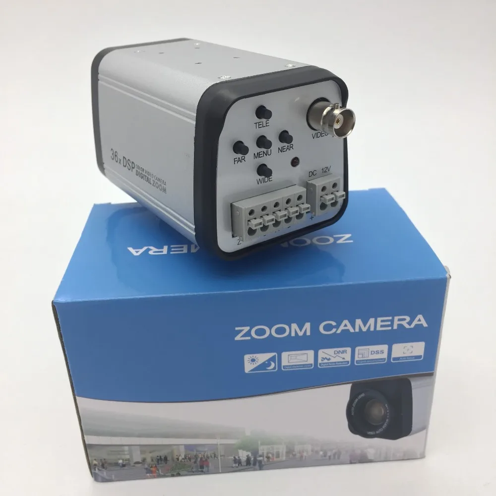 HD 2.0MP AHD 1080P Box camera 36X Zoom lens Camera s WDR Auto IRIS DSP RJ485 для DVR CCTV|36x zoom|box cameraahd 1080p |