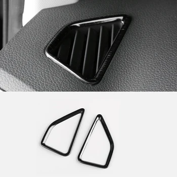 

Stainless steel Car Dashboard Air Outlet Vent Trim Frame Cover Sticker Styling Accessory For Skoda Karoq 2018 2017 2Pcs/Set