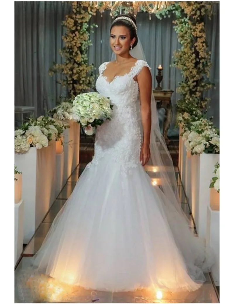 Charming Arabic Mermaid Style Wedding Dresses font b Emma b font font b Watson b font