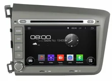 Quad Core HD 2 din 8″ Android 5.1 Car dvd player for Honda Civic 2012 2013 With GPS 3G WIFI Bluetooth TV Radio USB DVR 16GB ROM