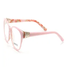 MONGOTEN ретро Женская мода полная оправа ацетат Роскошные Алмазные прогрессивные мульти-фокусные линзы очки для чтения