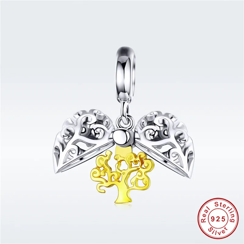 

fit Pandora Bracelet Original 925 Sterling Silver Big Life Tree Heart Box Beads S925 LOVE Gift Charms Pendant for Necklace Chain