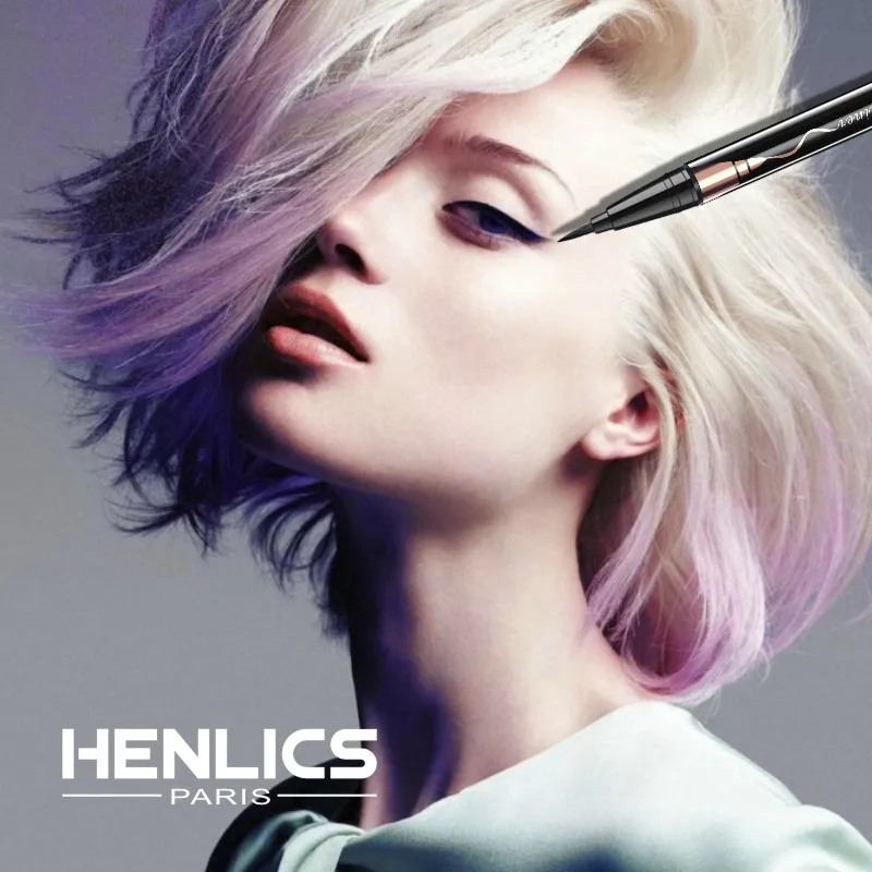 HENLICS Queen Secret Eyewear Eyeliner Pen Long-lasting Waterproof Liquid Eyeliner Pen Black Eye Liner Pencil Eye Makeup Cosmetic (20)