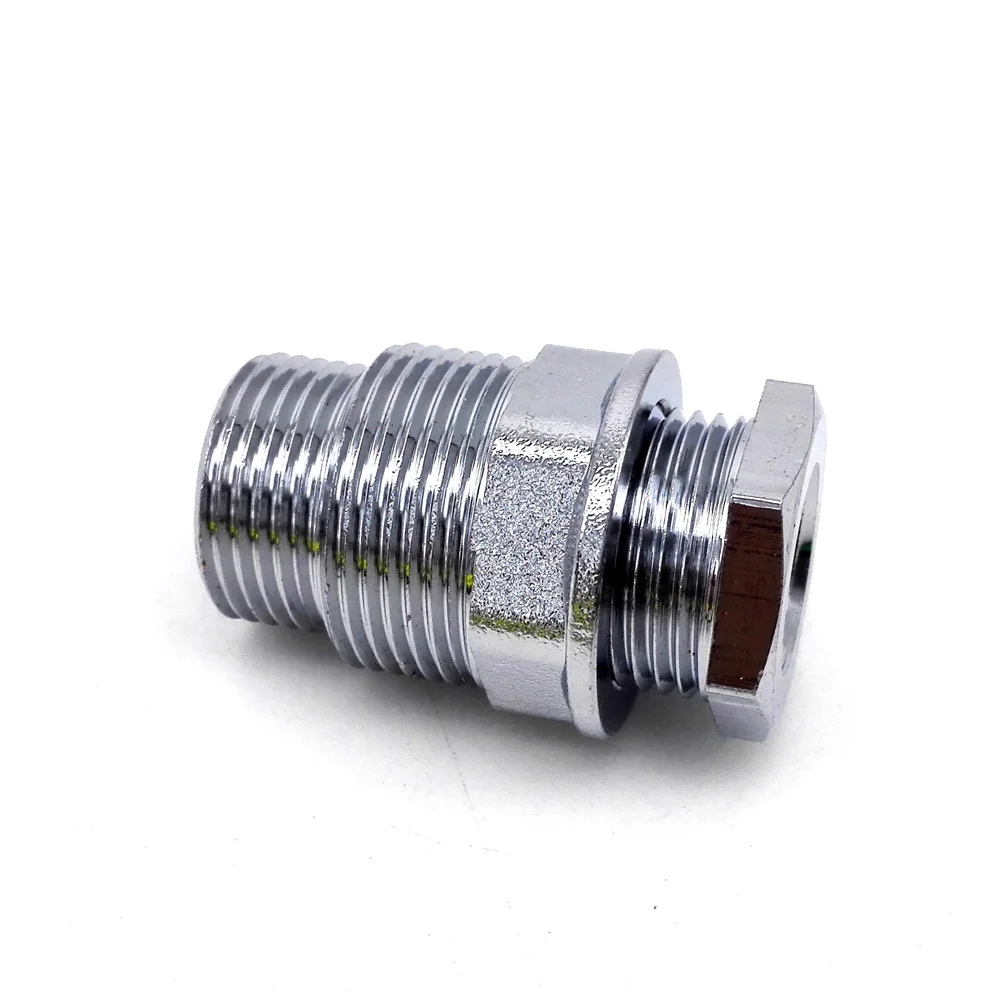 Copper Tube Coupling 1/2'' 5/8'' Thread Tube Copper Coupling Joint Fitting Gland Coupler for the Input of the Heating Cable Into Pipe