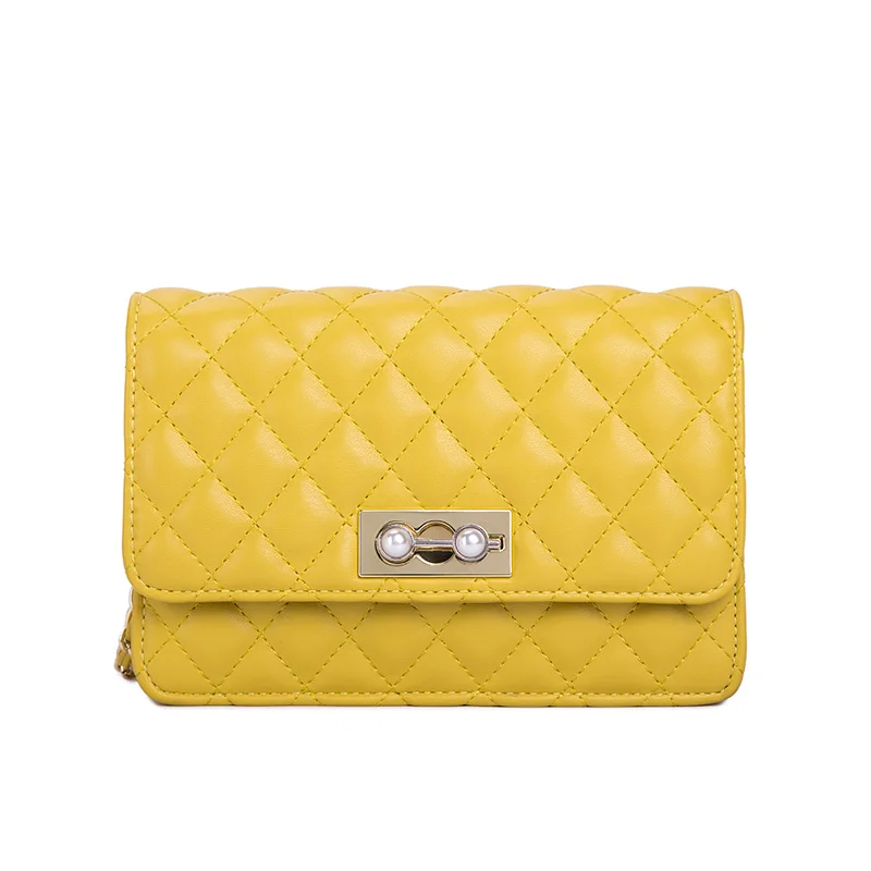 

Pearl Lock Mini Crossbody Bags For Women 2019 New Children Messenger Shoulder Bag Girls Leather Phone Purses and Handbags