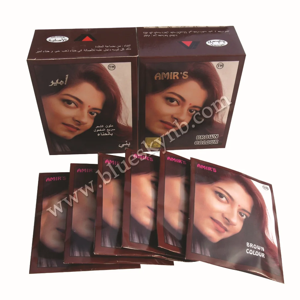 AMIR'S Brown Hair Colour With Hennain Hair Color from Beauty & Health