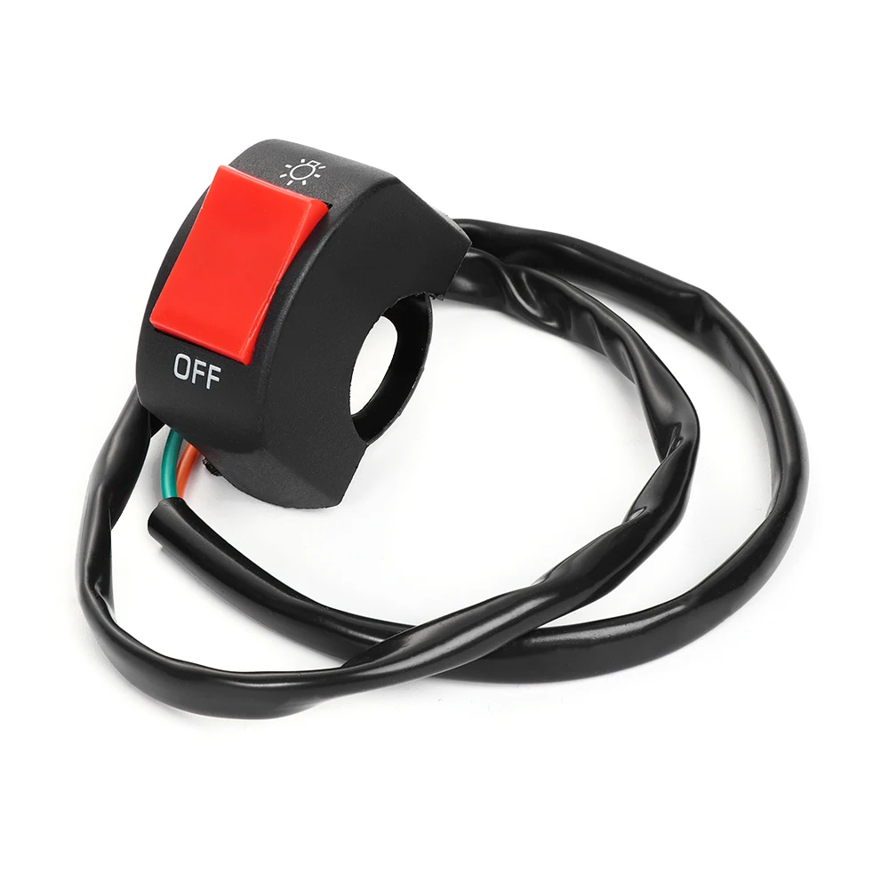 

ON/OFF Button Connector push button switch Moto Controller Handlebar Switches Fog Spot Light Electrical System Parts Accessories