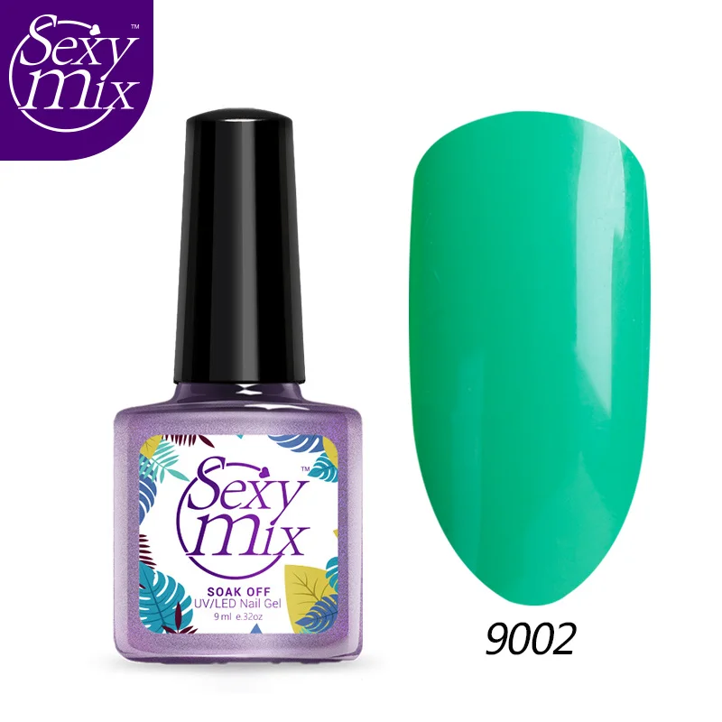 SEXYMIX УФ-гель для ногтей 60 цветов 9 мл Полупостоянный светодиодный Гель-лак для ногтей замачиваемый УФ-лак для ногтей - Цвет: 9002