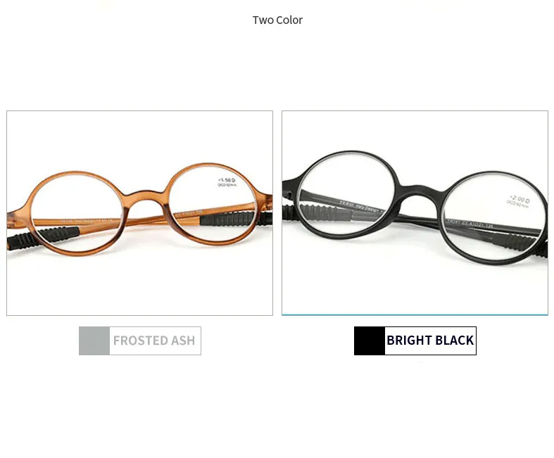 Фирменный Дизайн TR90 ретро круглые оправы очки для чтения для мужчин и женщин Ретро стиль смола оптические очки унисекс очки+ 100~+ 400