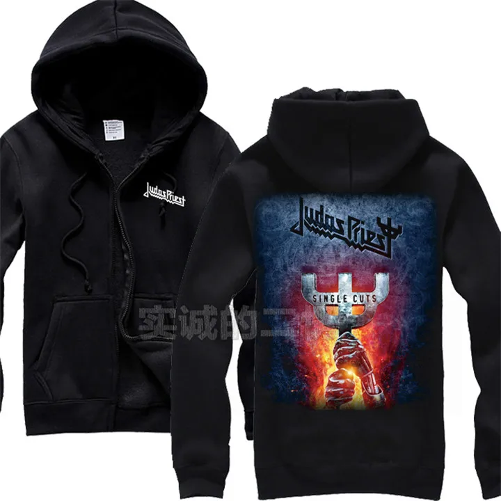 12 видов крутых клинок Judas Priest Rock черная толстовка с капюшоном в виде ракушки куртка Панк Череп Демон металлический свитшот на молнии Sudadera 3d принт