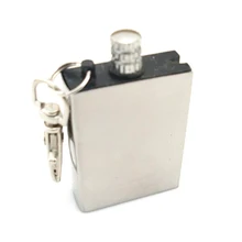 Портативный Флинт в форме бутылки из нержавеющей стали, стартовый огонь, спички, инструмент для выживания, зажигалка, набор для наружного туризма, кемпинга