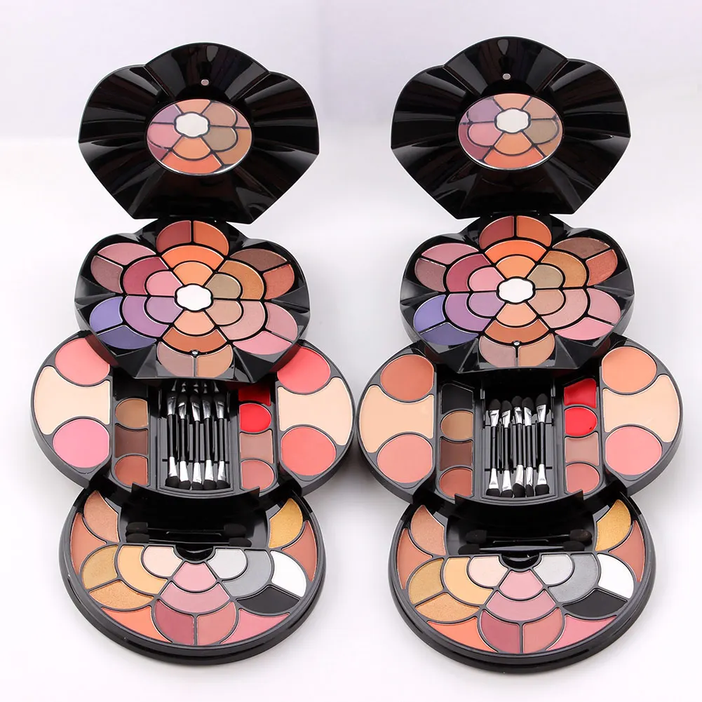 

Multifunctional Cosmetics Palette 43 Colors Eyeshadow with Blush Pressed Powder Kit QS888