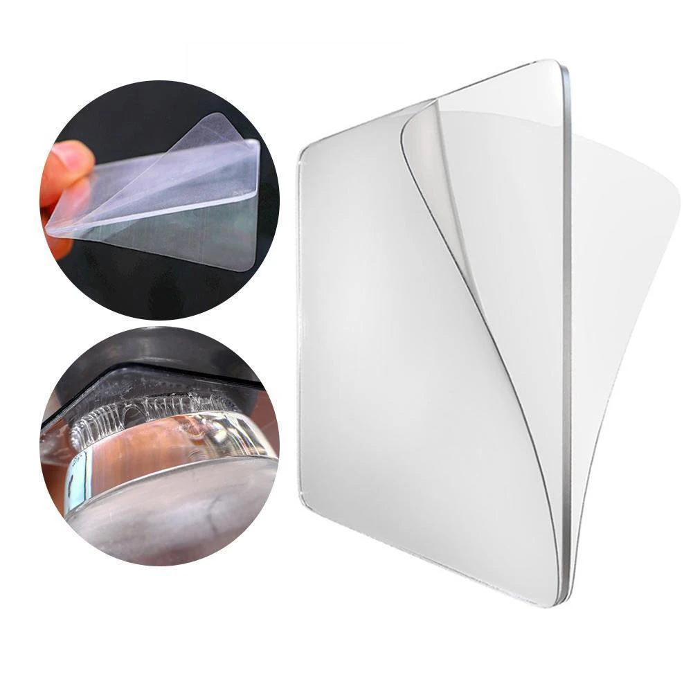 

70pcs Solid Adhesive Car Holder Double Side Photo Frame Waterproof Acrylic Clear Traceless Sticker Wall Antislip Pad Reusable