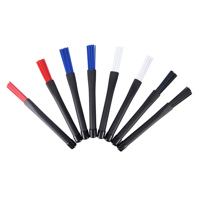 1 Pair Adjustable Nylon Jazz Drum Brushes Retractable Drum Set Brush Sticks