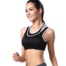 Женские бюстгалтеры без проволоки для йоги нижнее белье беговые фитнес-упражнения нижнее белье для спортзала полная чашка спортивные бюстгальтеры