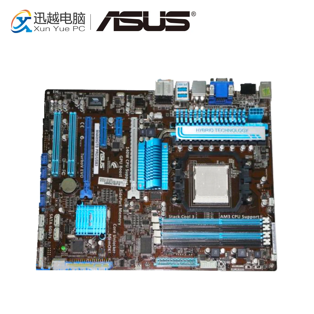 

Asus M4A89GTD PRO/USB3 Desktop Motherboard 890GX Socket AM3 DDR3 16G SATA2 USB2.0 ATX