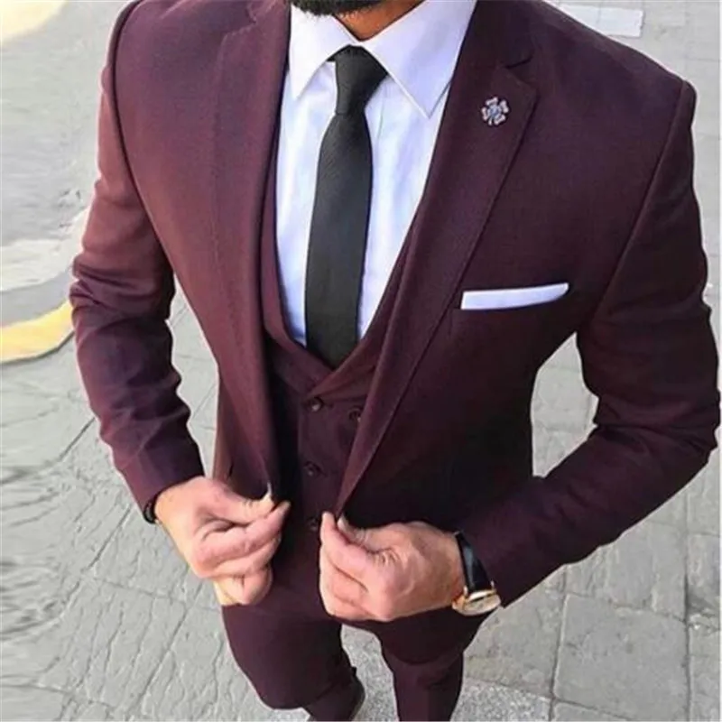 dark red blazer mens