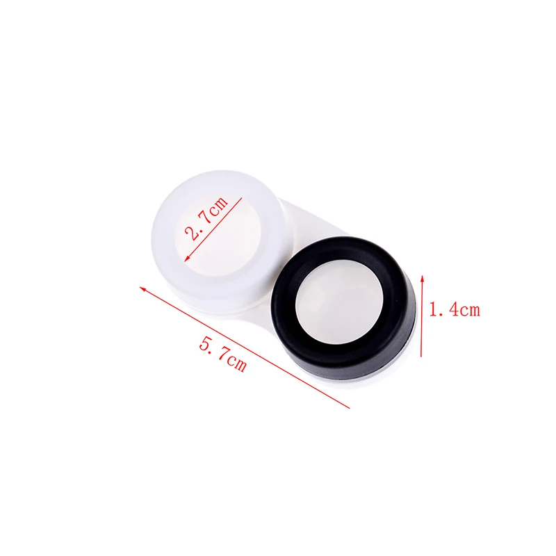 Двойной Карамельный цвет контактные линзы коробка контактные линзы чехол для путешествий комплект Держатель контейнера 1 шт. контактные