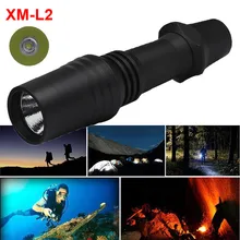 XM-L2 светодиодный фонарик для подводного плавания 18650 свет подводный 100 м Безопасность и выживания Z1214