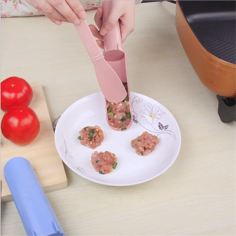 FHEAL Wheat Straw DIY Meatballs Produced With The Self-Made Mould Meatball Fish Ball Meat Maker Machine Cooking Tools  (20)