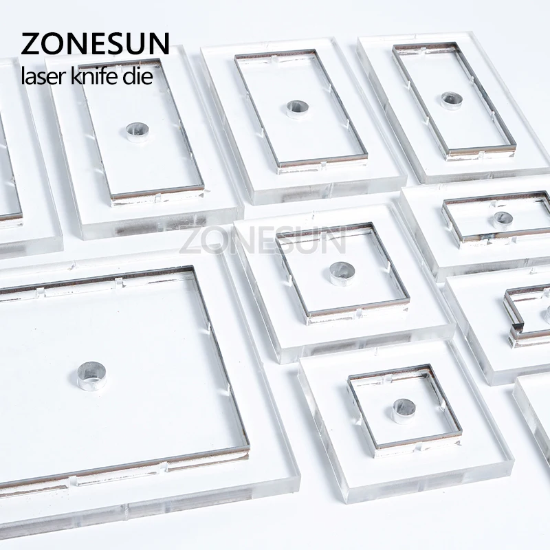 ZONESUN индивидуальный кожаный дырокол стальное лезвие цветок свадьба ПВХ/эва