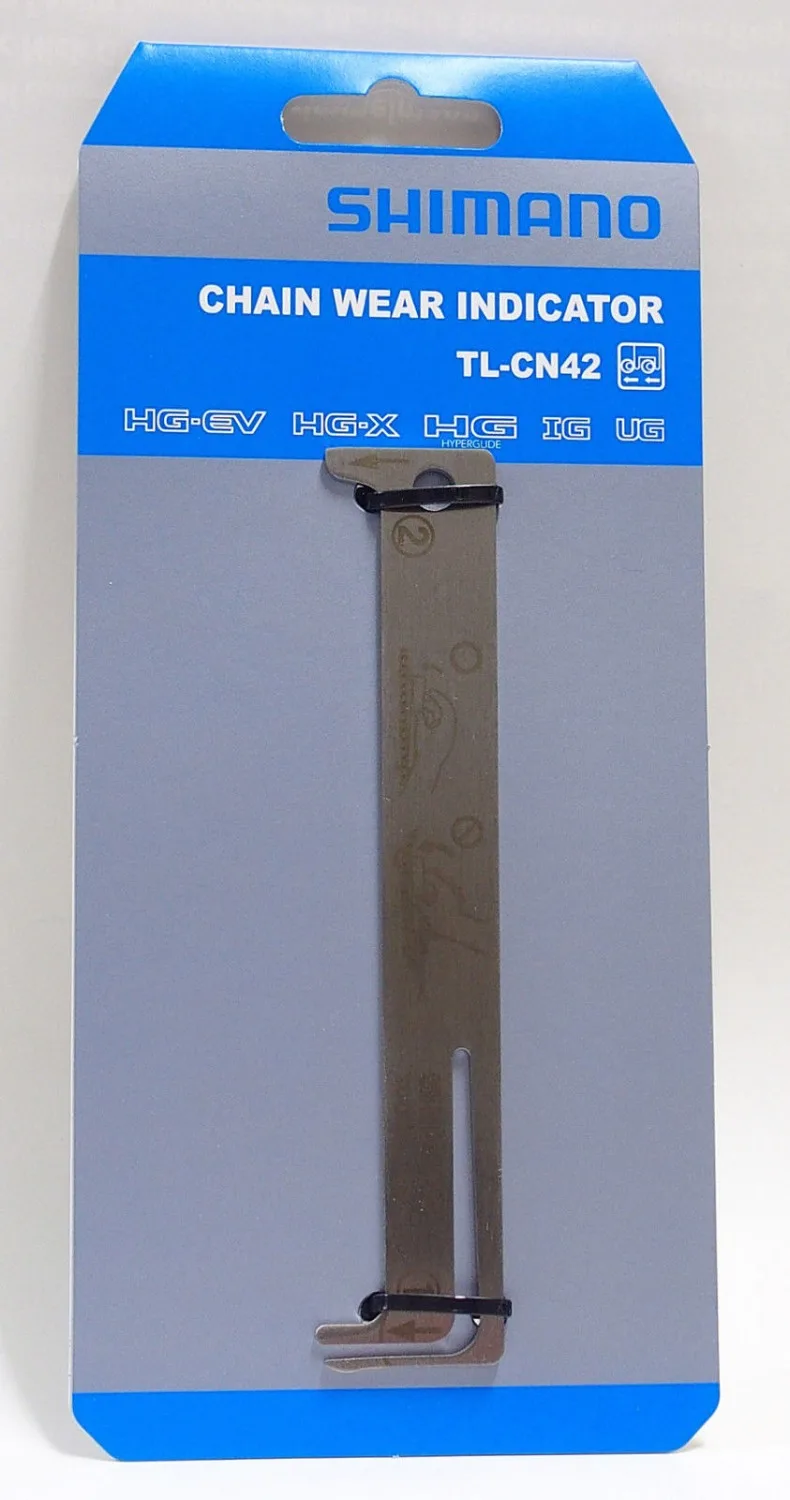 

Original Shimano TL-CN42 Bicycle Chain Checker Indicator, CN42 Bike Chain Wear Gauge