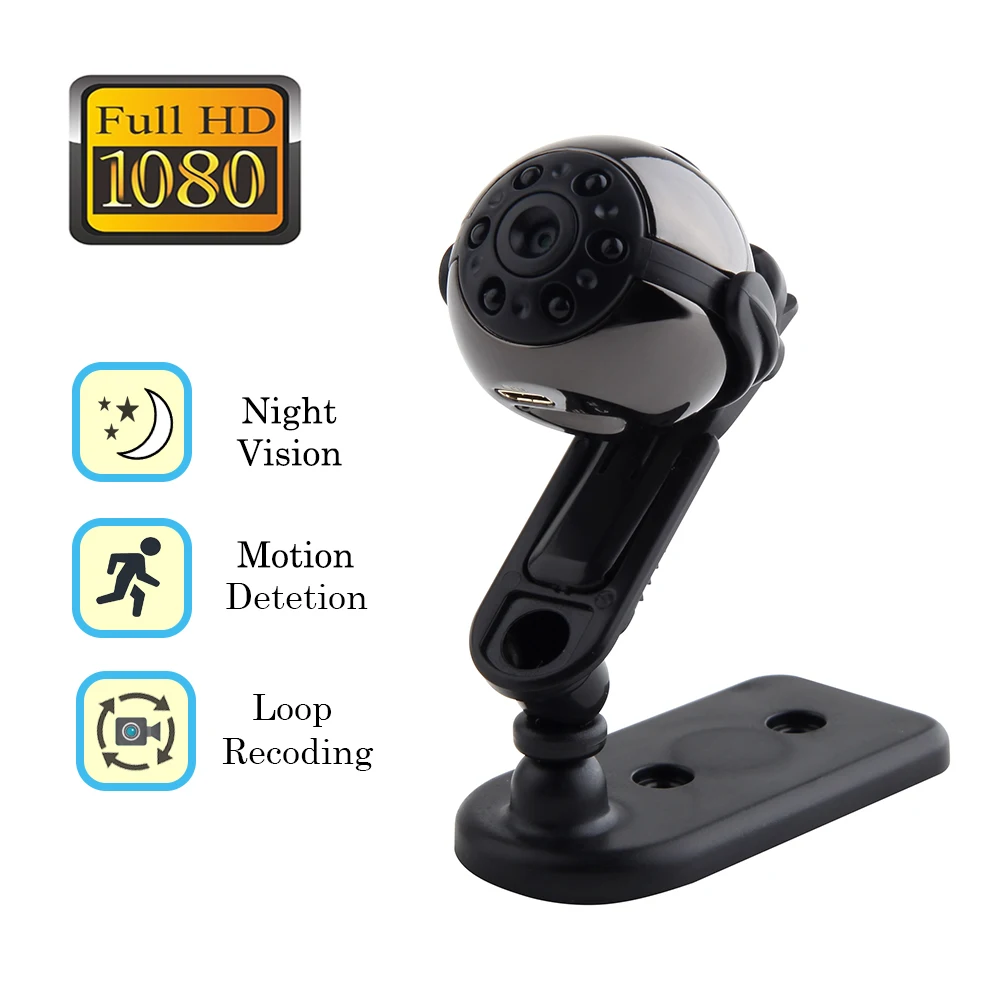 

Mini Camera DVR Full HD 1080P Micro Sports DV Cam Motion Detection Night Vision Small Secret Video Recorder Camcorder PK SQ11