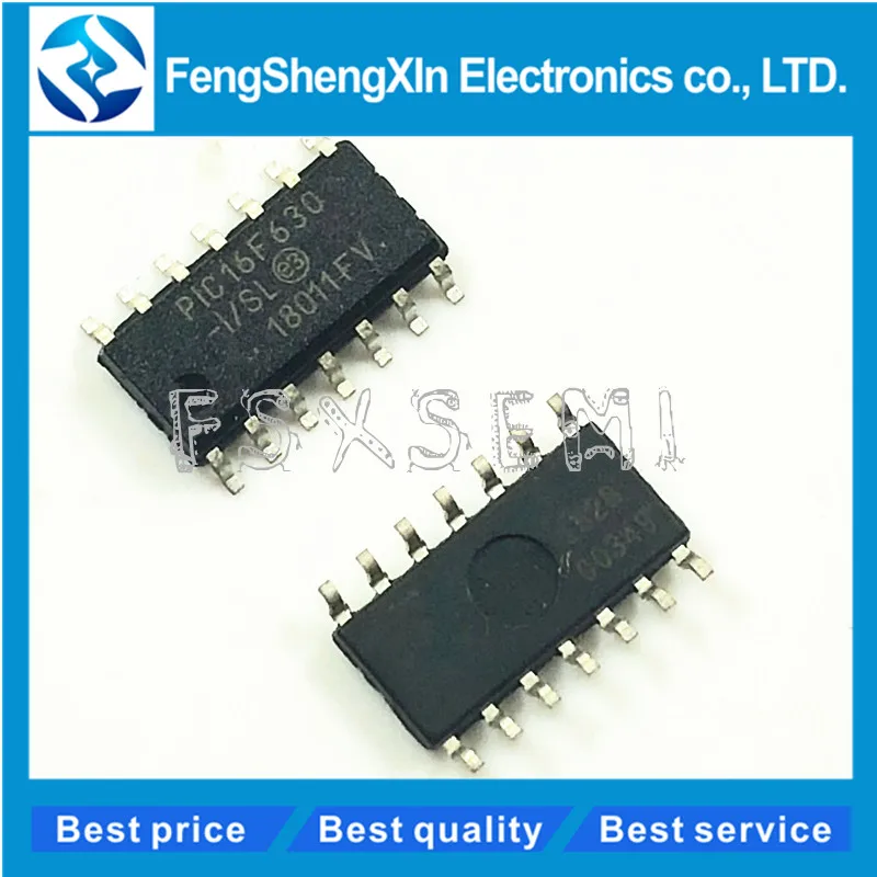 

10pcs/lot PIC16F630-I/SL PIC16F630 SOP-14 microcontroller