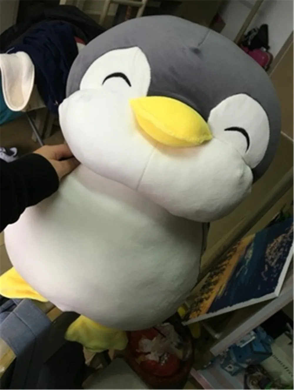 Fancytrader Soft Fat Animal Penguin Plush Toy Big Stuffed Cartoon Penguins Anime Pillow Doll for Baby Gift 20inch 50cm6