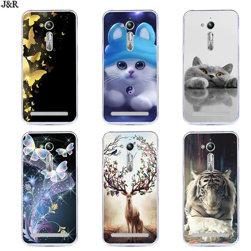 TPU Case For Asus Zenfone Go ZB500KL Cover Soft Silicone Back Cute Painted Protective Cases Shell |