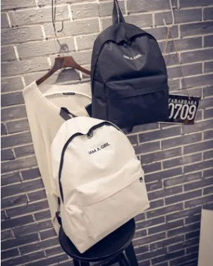 Mochila Escolar холщовые ни один рюкзак KPOP в 2016 Новый южнокорейский ulzzang я девушка Цвет