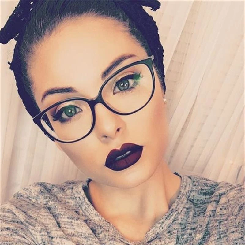 

Vintage Cat Eye Glasses Frame Women Coating Classic Spectacles Frame Female Myopia Transparent Optical Eyeglasses Oculos de grau