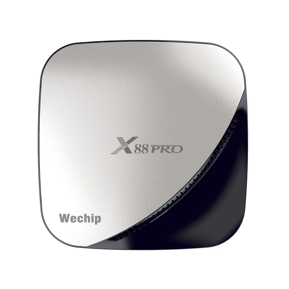 ТВ-приставка Wechip X88 pro Android 9,0 4G 64G Rockchip RK3318 4 ядра 2,4G& 5G Wifi 4K HDR ТВ-приставка USB 3,0 Поддержка 3D фильма Отт-бокс