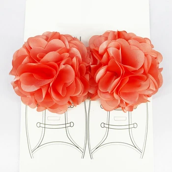 

Fashion 1 Pair Handmade Cloth Flowers DIY Shoes Hooks Multi-layers Accessories Artificial Flowers Shoes Decorative Supplies Gift