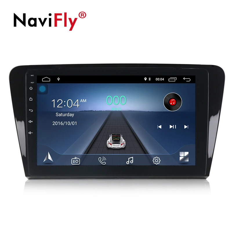 

NaviFly 2 Din Auto Radio Android8.1 For Skoda/Octavia 2014- Quad Core RAM 1G Car Multimedia Video DVD Player GPS USB DVR FM/AM