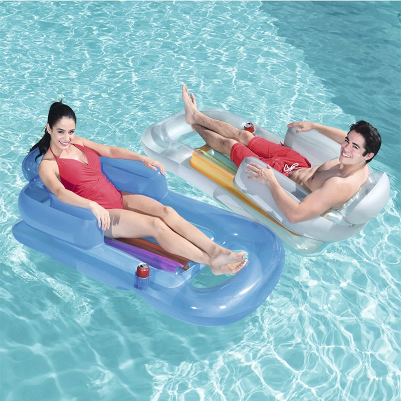 Inflatable Lounge Chair Hammock Sea Bed pool Float swimming circle Air Mattress water toys for child adult kids beach party Inflatable Lounge Chair Hammock Sea Bed pool Float swimming circle Air Mattress water toys for child adult kids beach party