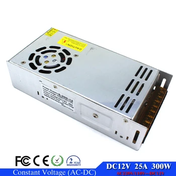 

300W 12V 25A Small Volume Single Output Switching power supply DC12V Driver Transformers AC DC USP for Strip light CNC DIY CCTV