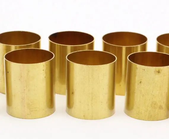 

10 Raw Brass Tubes (16x18mm) Bs 1488